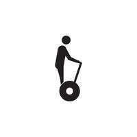 Segway pictogram vector illustratie sjabloonontwerp.