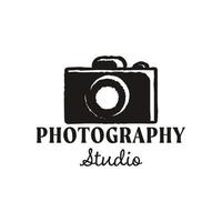 vintage retro camera fotografie logo ontwerp vector