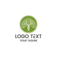 boom logo ontwerp vectorillustratie geïsoleerd op een witte achtergrond vector