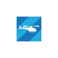 helikopter logo vector illustratie ontwerpsjabloon