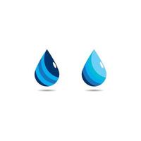 waterdruppel logo vector illustratie ontwerpsjabloon