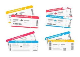 paspoort. reisdocumenten voor immigratiebeambten op de luchthaven voordat ze op reis gaan vector