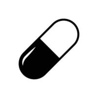 capsule pictogram vector ontwerpsjabloon eenvoudig en schoon