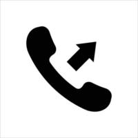 telefoon pictogram vector ontwerpsjabloon eenvoudig en schoon