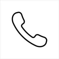 telefoon pictogram vector ontwerpsjabloon eenvoudig en schoon