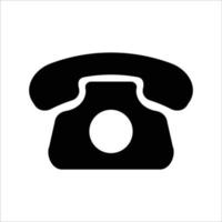 telefoon pictogram vector ontwerpsjabloon eenvoudig en schoon