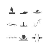 elastisch pictogram. vector illustratie ontwerpsjabloon