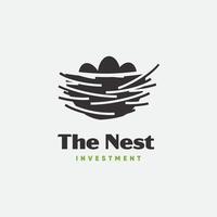 nest investeringslogo vector