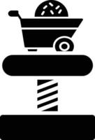 lifter glyph-pictogram vector