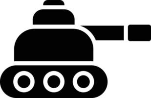 tank glyph-pictogram vector