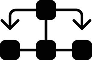 stroomdiagram glyph-pictogram vector