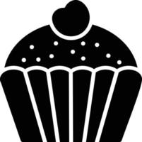 muffin glyph icoon vector