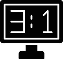 scorebord glyph icoon vector