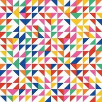 abstract vectorpatroonontwerp. naadloos patroon met kleurrijke eenvoudige vormen. geometrische vorm moderne stijlvolle textuur. vector