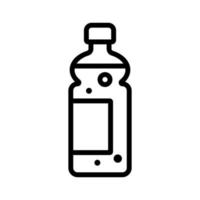 koolzuurhoudende drank pictogram vector. geïsoleerde contour symbool illustratie vector