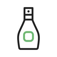 siroop lijn groen en zwart pictogram vector