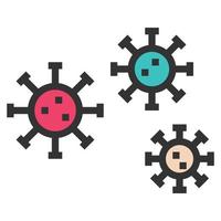 corona virus pictogram vectorillustratie vector