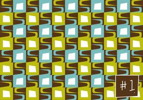 Gratis Mid Century Pattern # 1 vector