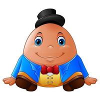 cartoon humpty dumpty vector