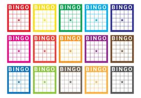 Bingo kaart vector