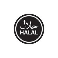 halal pictogram eps 10 vector