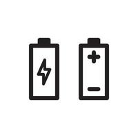 batterijpictogram eps 10 vector