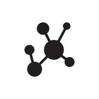 molecuul pictogram eps 10 vector