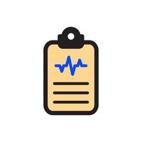 cardiogram pictogram eps 10 vector