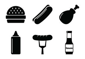 BBQ Vector Pictogrammen