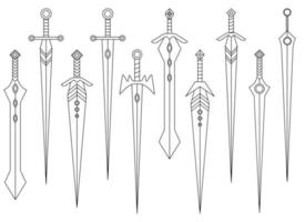 zwaard clipart illustratie vector