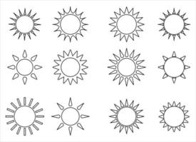 zon clipart illustratie vector