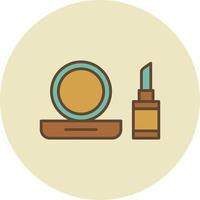 cosmetica gevuld retro vector