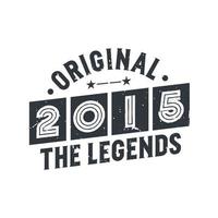 geboren in 2014 vintage retro verjaardag, origineel 2014 de legendes vector