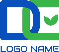 dc eerste logo met blad gratis vector
