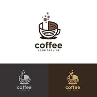 mobilecoffee modern logo vector pictogrammalplaatje