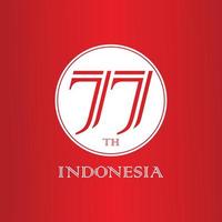 77 logo vector