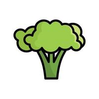 brocolli pictogram vector ontwerpsjabloon