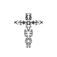 heilig kruisontwerp voor tattoo-ontwerp