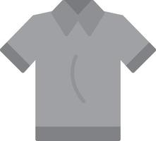 poloshirt plat grijstinten vector