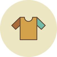 t-shirt gevuld retro vector