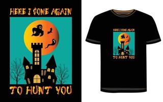 halloween t-shirt ontwerp vector