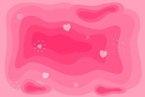 abstracte achtergrond roze en liefdesthema voor banner en social media post vector