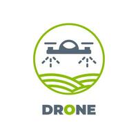 nanocopter blad vector pictogram. stijl is plat symboollogo, eco groene kleur, afgeronde hoeken, witte en groene achtergrond.