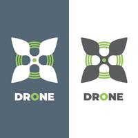 nanocopter blad vector pictogram. stijl is plat symboollogo, eco groene kleur, afgeronde hoeken, witte en groene achtergrond.