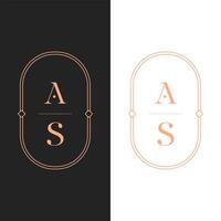 letter logo luxe. art deco-stijl logo-ontwerp voor luxe bedrijfsbranding. premium identiteitsontwerp. brief als vector