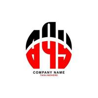 creatief bqy letter logo-ontwerp met witte achtergrond vector