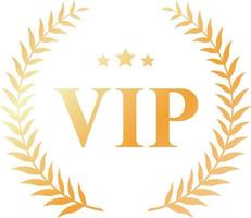 VIP-kwaliteitsbadge of label van element vector