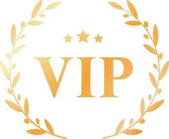 VIP-kwaliteitsbadge of label van element vector