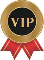 VIP-kwaliteitsbadge of label van element vector