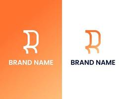 letter r modern logo ontwerpsjabloon vector